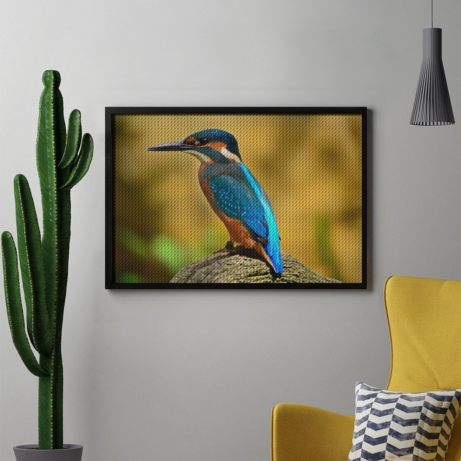 Amazon | ダイヤモンドアート カワセミ 鳥類 ダイヤモンド絵画 5D